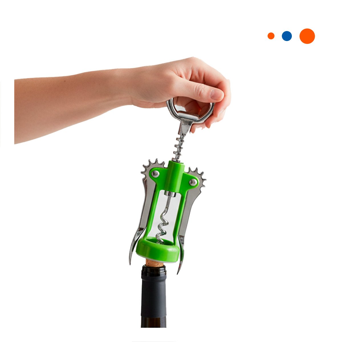 EXTRACTOR VERDE MANUAL 16,5 CM ACCESORIO BASICO PARA HOGAR Y+REGALO STICKER - 3