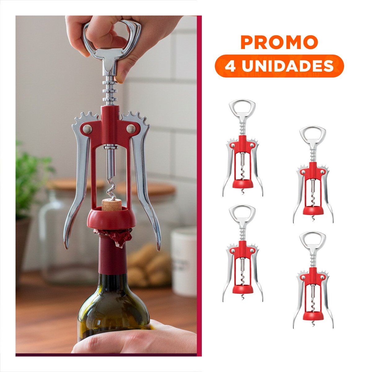 PACK4 ACCESORIO VERDE 16,5 CM MANUAL PARA COCINA Y+REGALO STICKER - 1