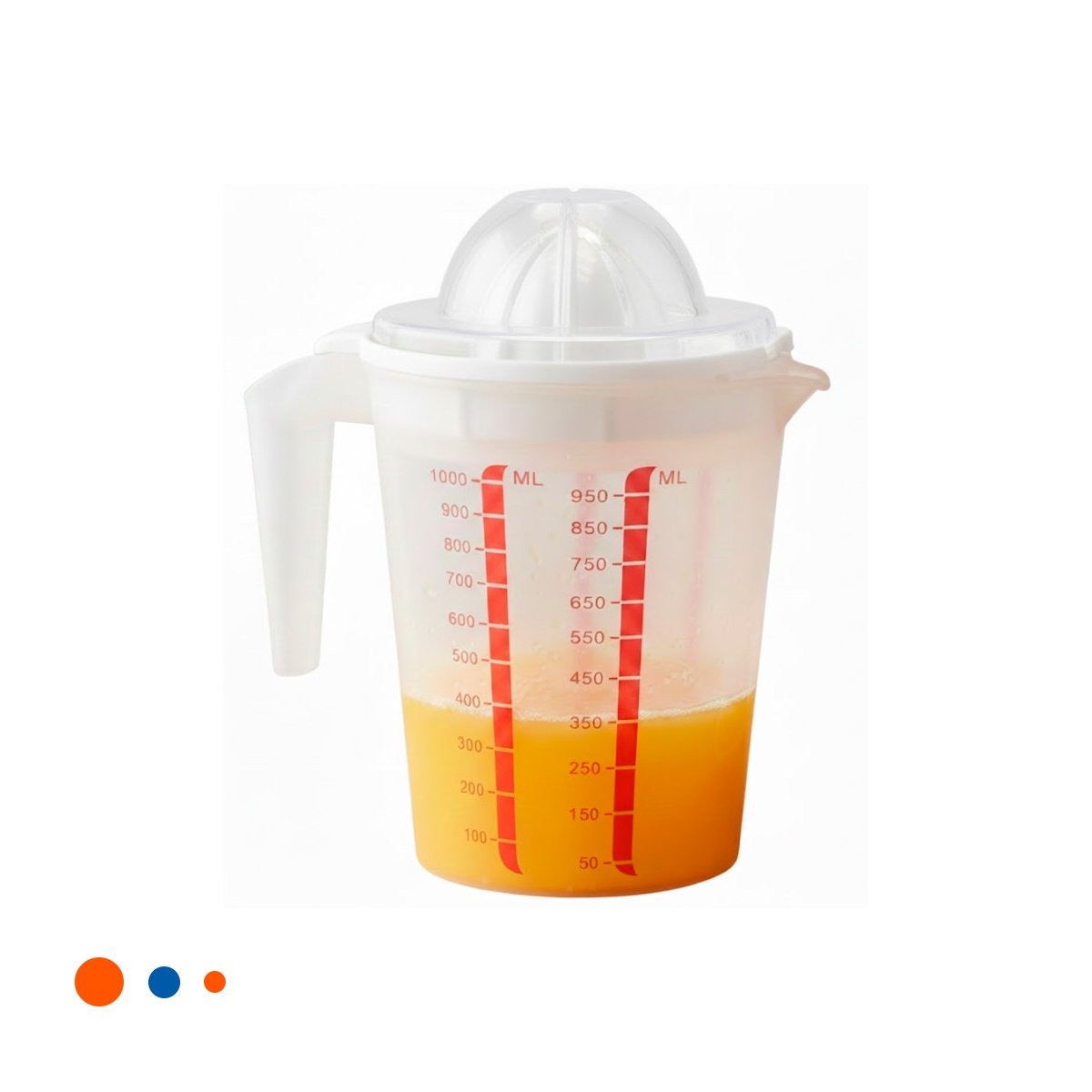 PACK12 DISPOSITIVO COMPACTO CON RECIPIENTE GRADUADO 1000 ML CELESTE Y+REGALO STICKER - 2