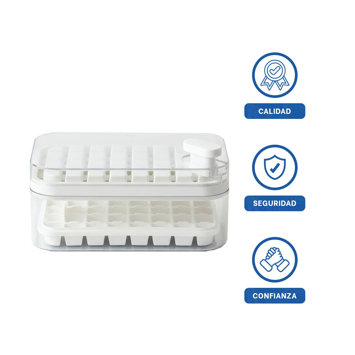 PACK6 ACCESORIO FLEXIBLE BLANCO PARA PREPARAR CUBOS EN CASA Y+REGALO STICKER - 2