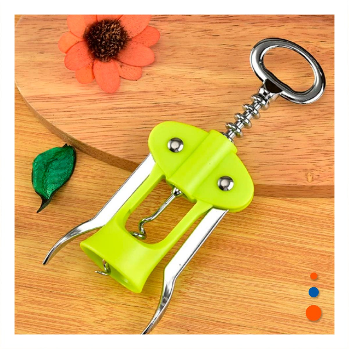 EXTRACTOR MANUAL 16,5 CM VERDE USO DOMESTICO DIARIO Y+PAPEL REGALO - 2