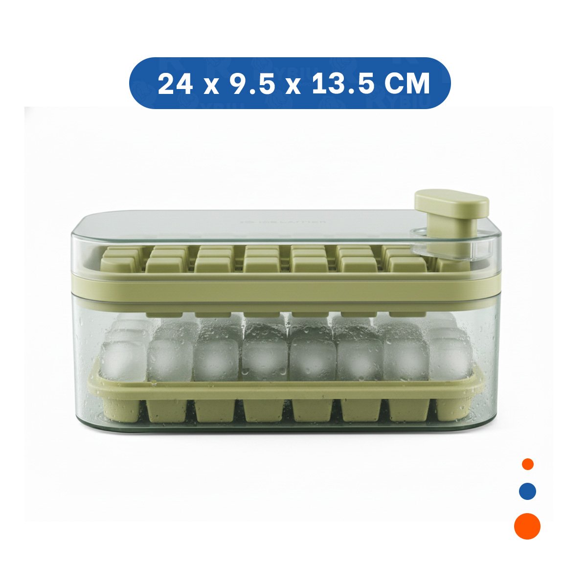 PACK6 ACCESORIO MORADO PARA CUBOS DE HIELO CON SISTEMA CLIC - 4