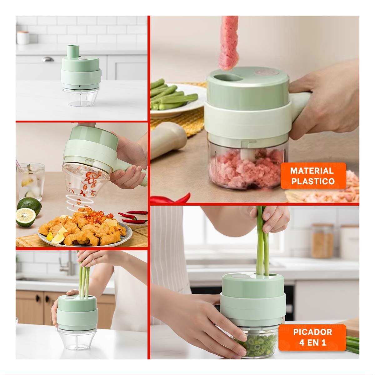 PACK6 HERRAMIENTA FUNCIONAL PARA PREPARAR JUGO CASERO CELESTE Y+PAPEL REGALO - 3