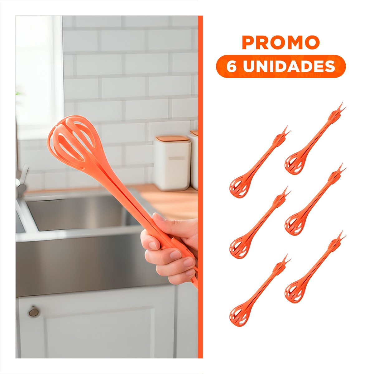 PACK6 HERRAMIENTA COMPACTA CON JARRA GRADUADA 1000 ML CELESTE - 1