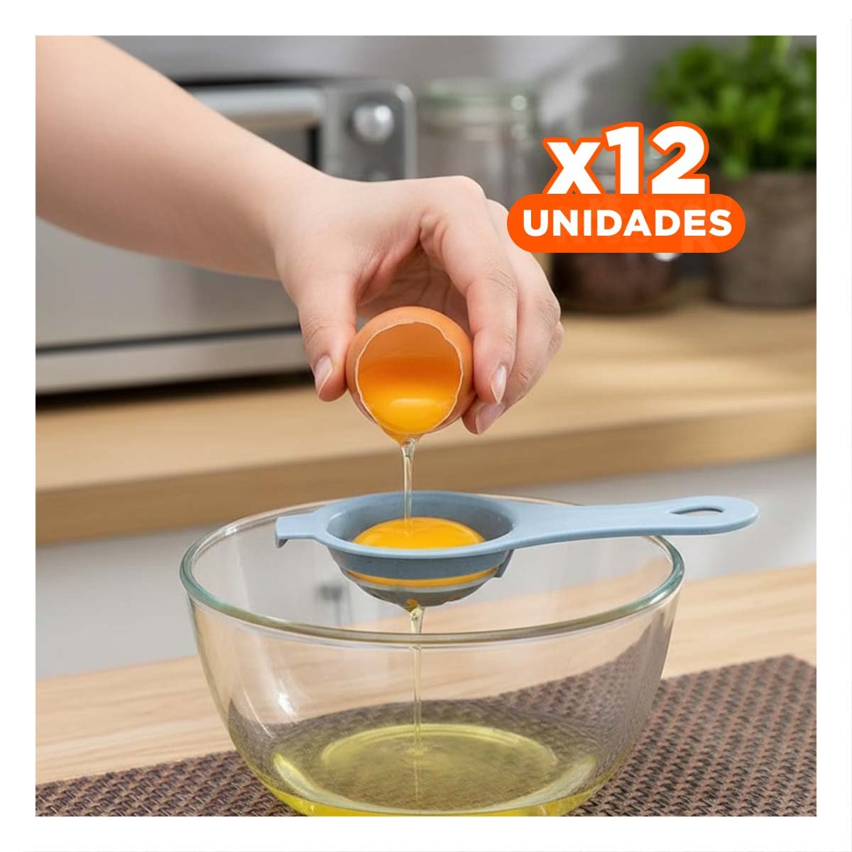 PACK12 DISPOSITIVO DE COCINA CON JARRA MEDIDORA COLOR CELESTE - 1