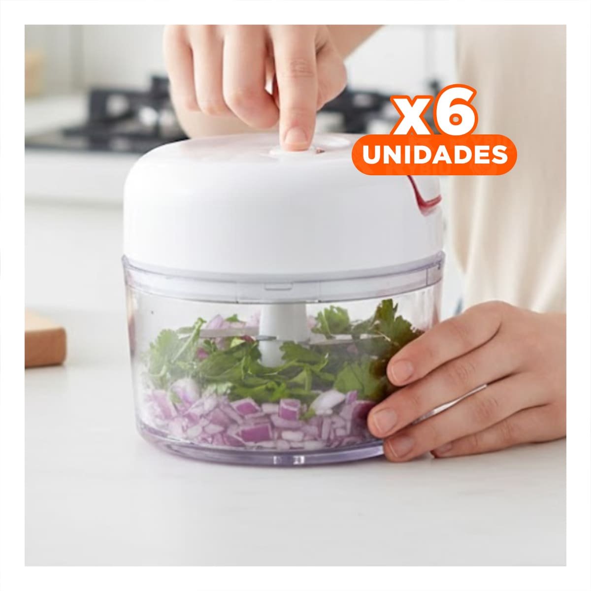 PACK6 DISPOSITIVO MANUAL PARA EXPRIMIR NARANJA 1000 ML CELESTE Y+REGALO STICKER - 1