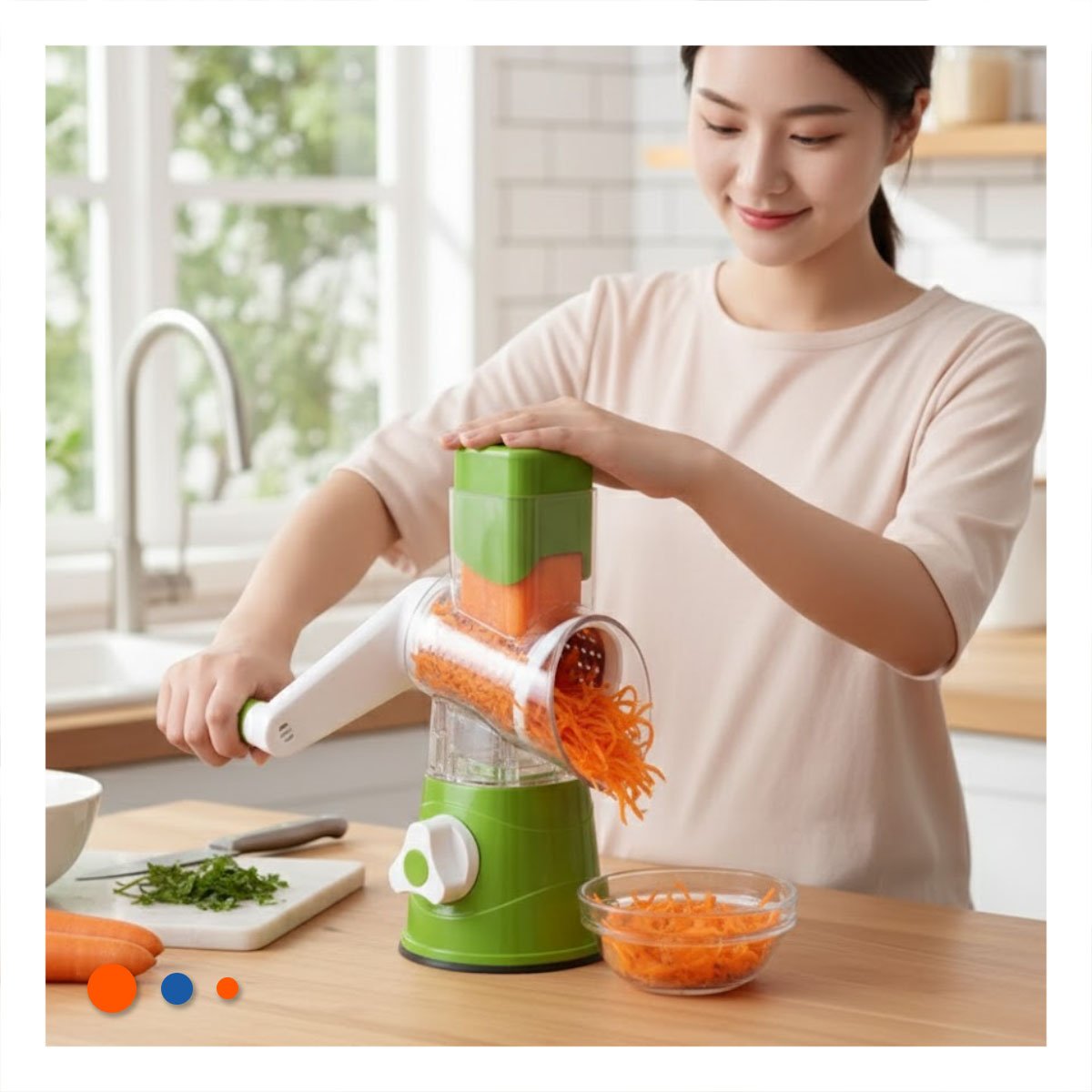 UTENSILIO FUNCIONAL PARA EXPRIMIR CITRICOS 1000 ML CELESTE Y+REGALO STICKER - 2