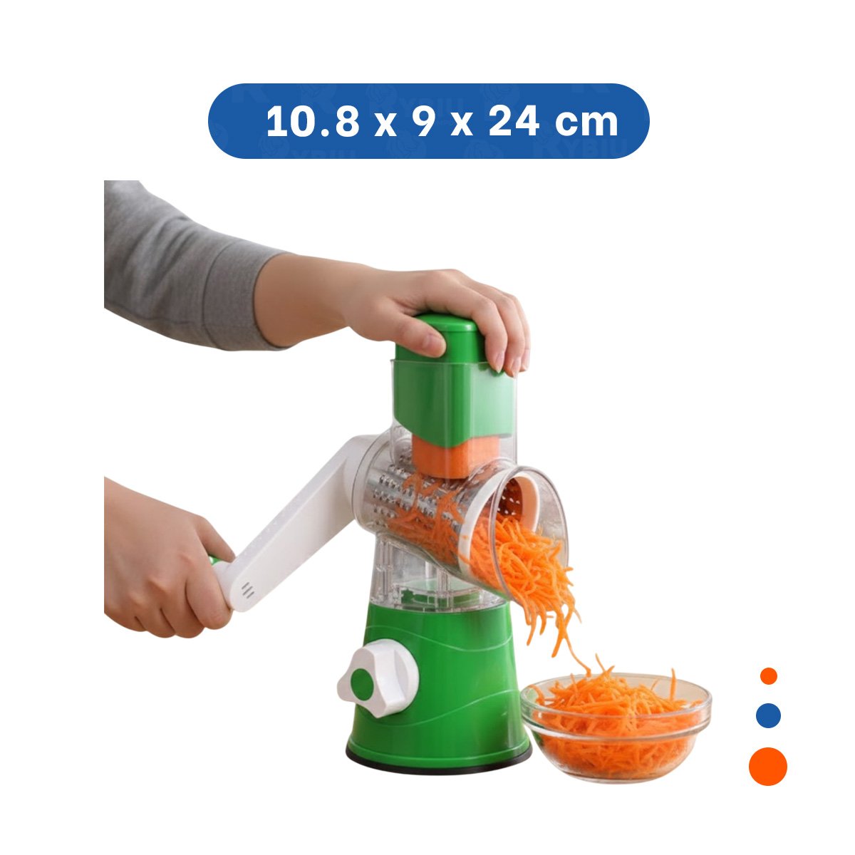 PACK12 DISPOSITIVO PRACTICO PARA JUGO NATURAL DE NARANJA CELESTE Y+PAPEL REGALO - 4
