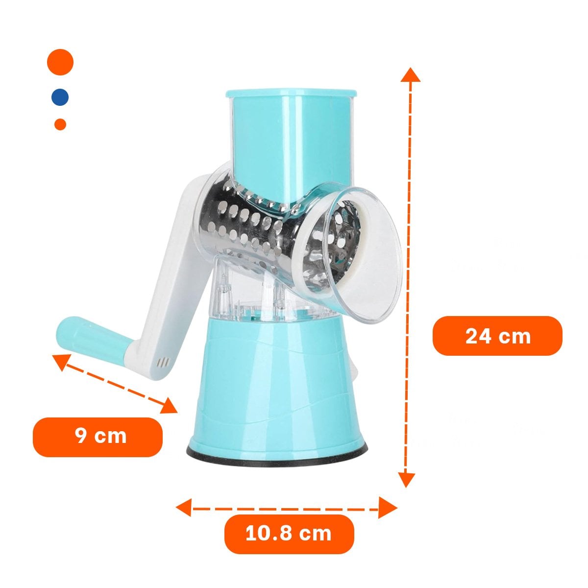 PACK12 DISPOSITIVO DE COCINA CON JARRA MEDIDORA COLOR CELESTE - 4