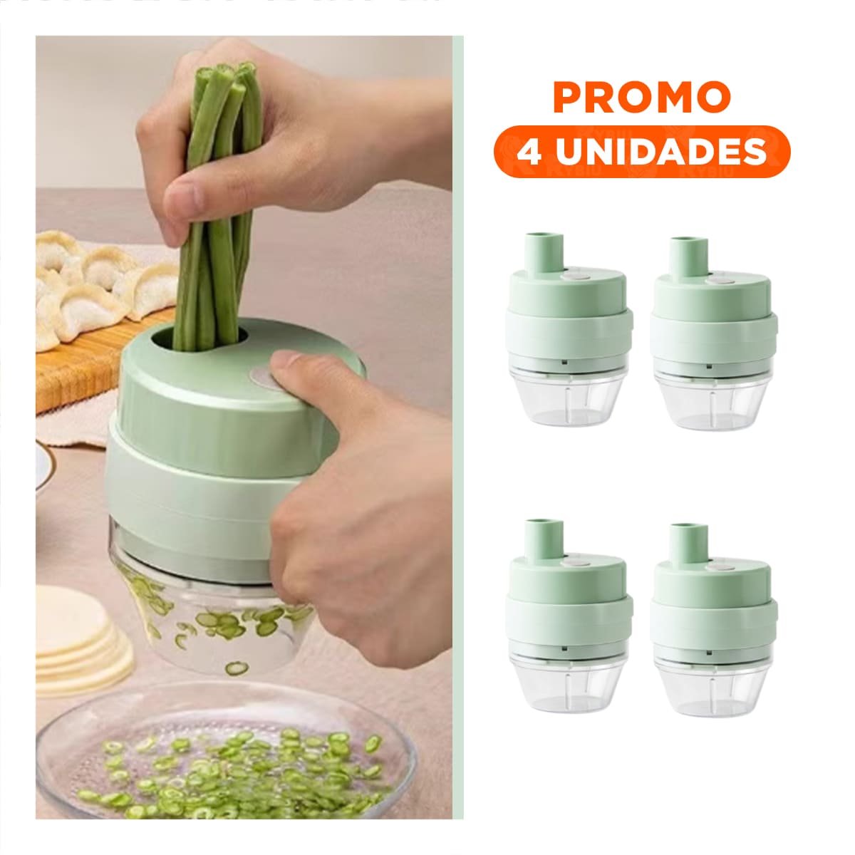 PACK4 HERRAMIENTA PRACTICA PARA EXPRIMIR NARANJA NATURAL CELESTE Y+REGALO STICKER - 1