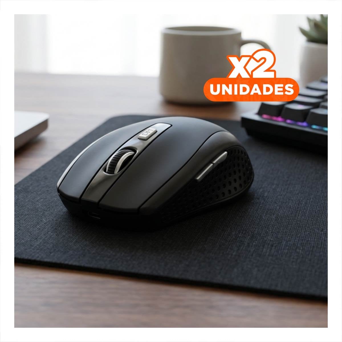 PACK2 ACCESORIO GAMER TECLADO ILUMINADO CON MOUSE PARA PC DE ESCRITORIO Y+REGALO STICKER - 1