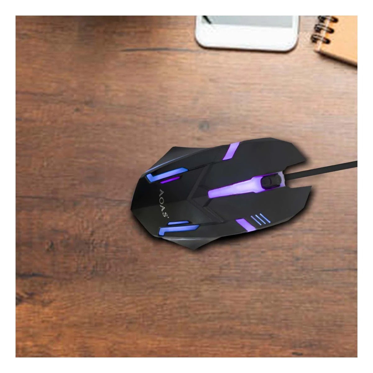 PACK12 DISPOSITIVO GAMER CON LUCES LED Y FORMA LIGERA PARA COMPUTADORA Y+REGALO STICKER - 5