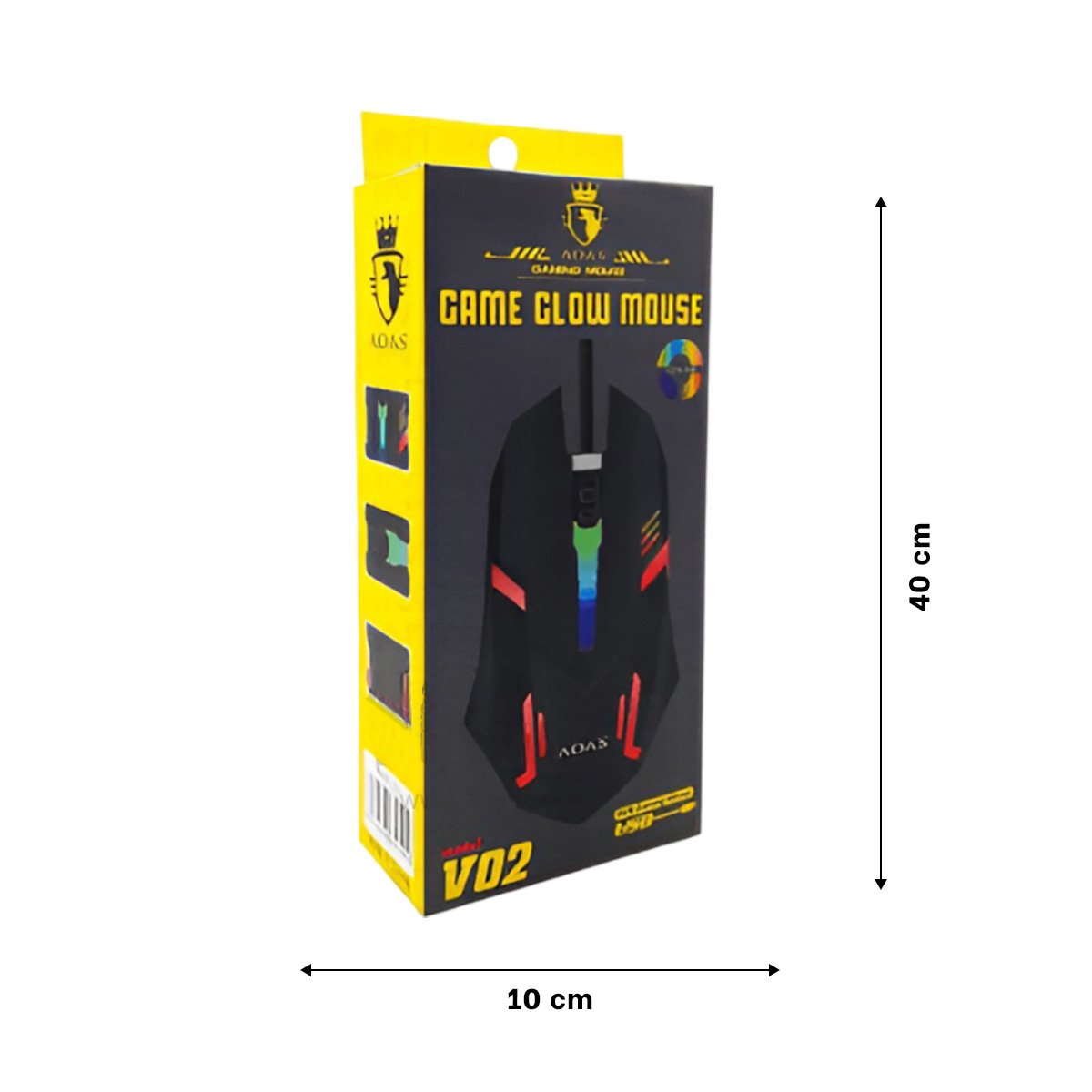 PACK2 DISPOSITIVO GAMER CON LUCES LED Y DISENO PORTATIL PARA COMPUTADORA Y+PAPEL REGALO - 4