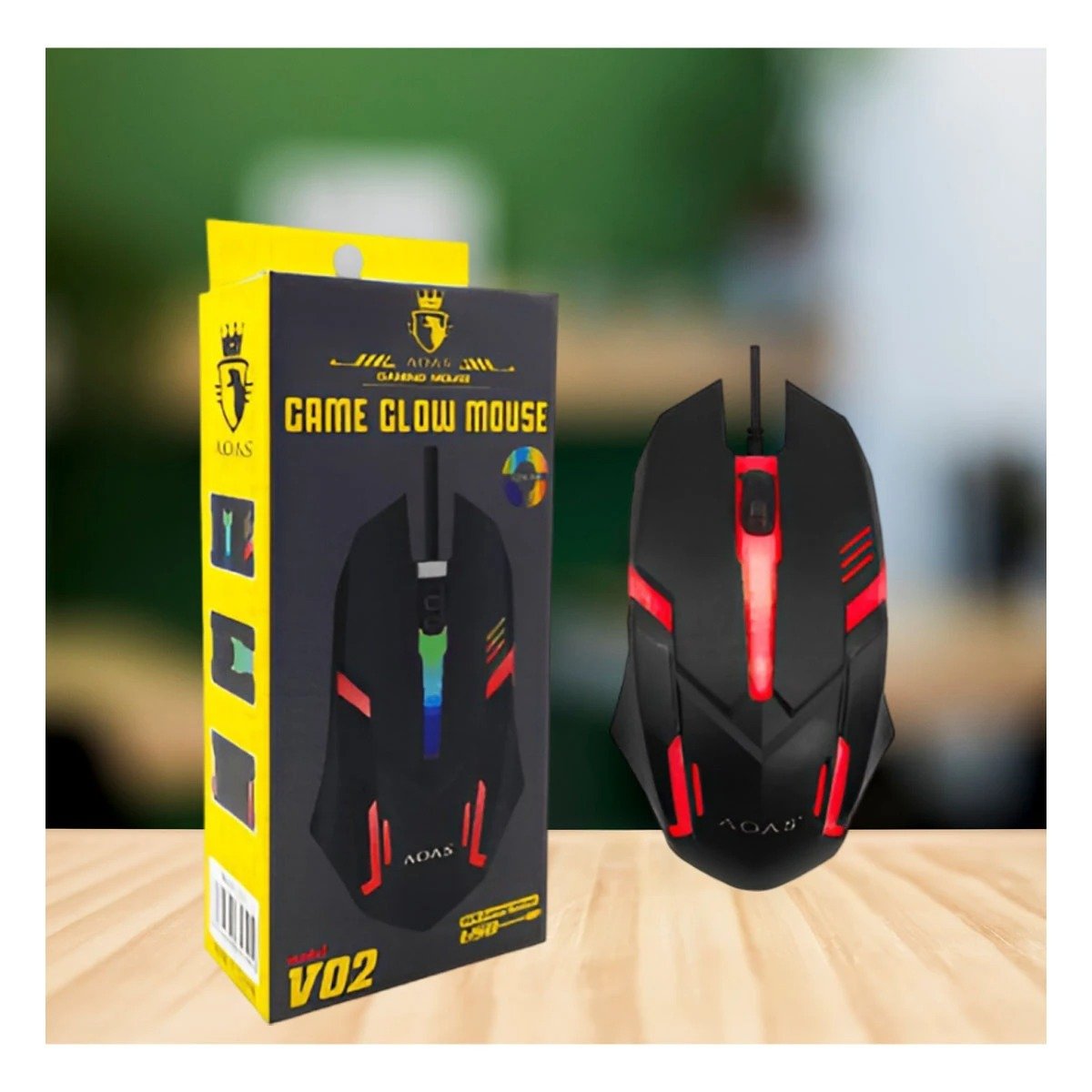 PACK2 DISPOSITIVO GAMER CON LUCES LED Y DISENO PORTATIL PARA COMPUTADORA Y+PAPEL REGALO - 5
