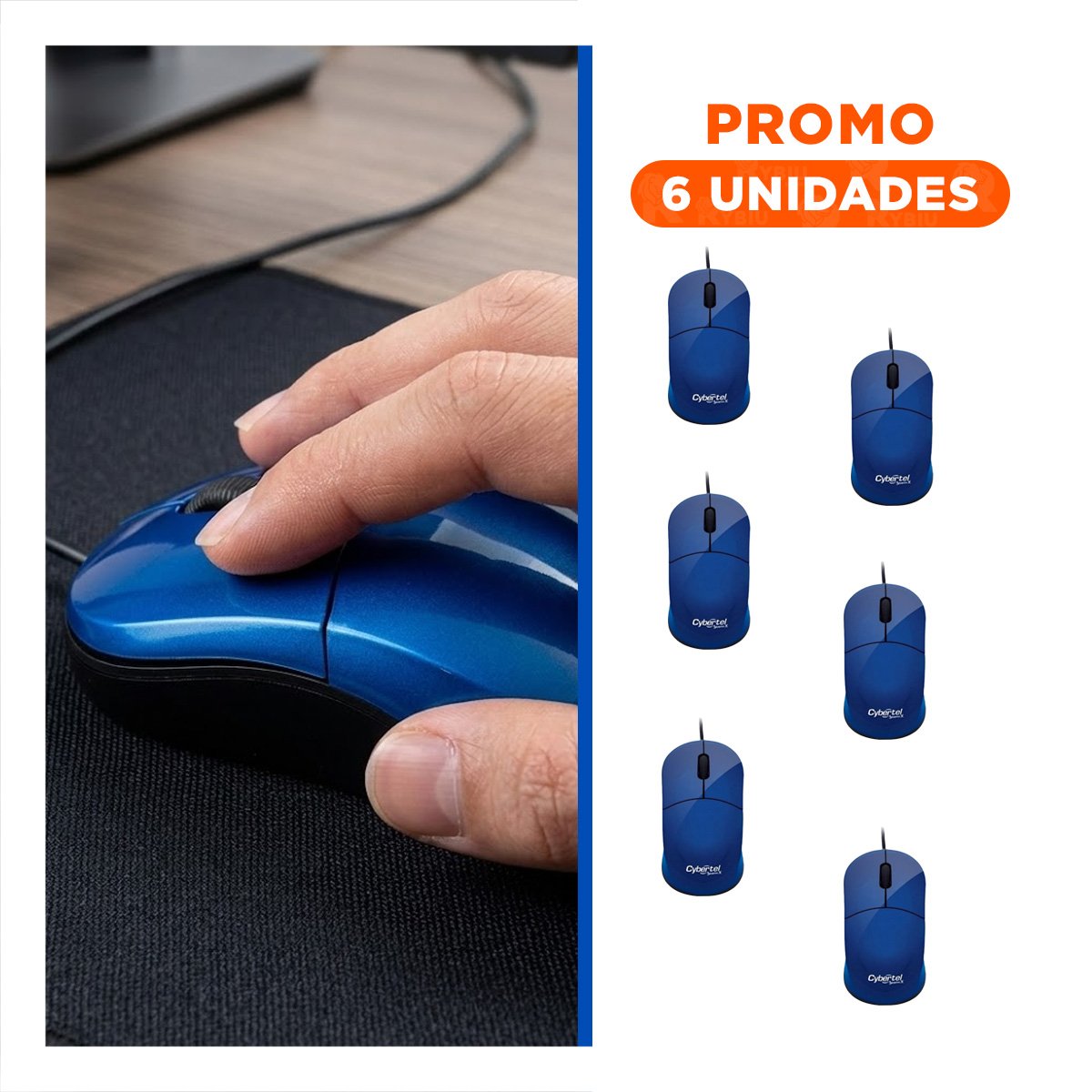 PACK6 DISPOSITIVO AZUL PARA JUEGOS CON CONECTIVIDAD ESTABLE Y SENSOR PRECISO - 1