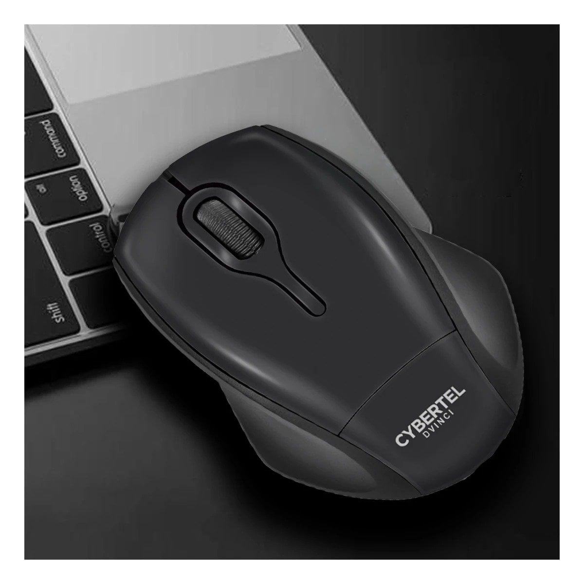 CONTROL INALAMBRICO NEGRO PORTATIL CON ILUMINACION LED Y BOTONES SILENCIOSOS Y+LIGAS REGALO - 1