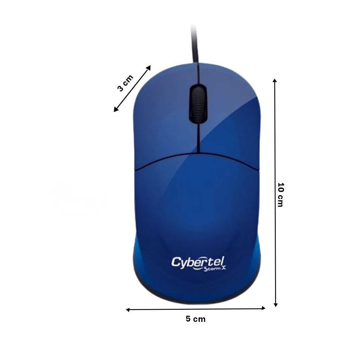PACK4 MOUSE GAMER AZUL CON BOTONES PERSONALIZABLES Y MOVIMIENTO SUAVE - 4