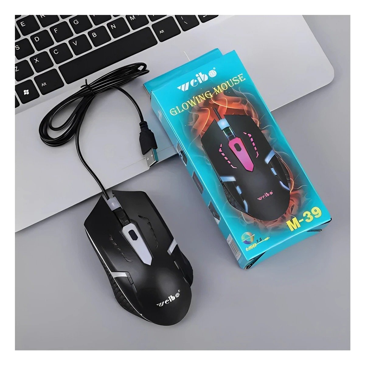 PACK12 APUNTADOR NEGRO PARA LAPTOP Y PC CON MANEJO PRACTICO PARA ESTUDIO Y+REGALO STICKER - 5