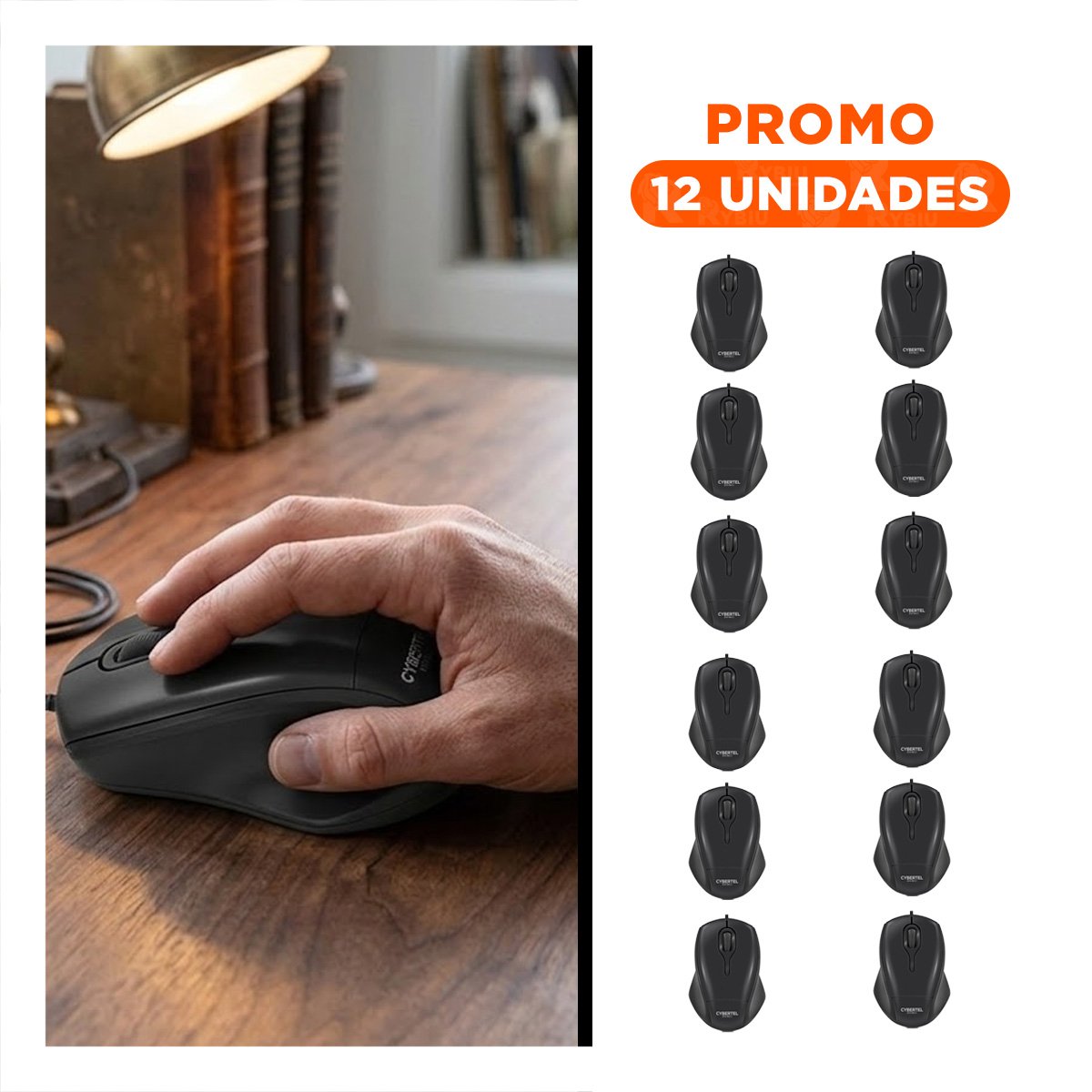 PACK12 ACCESORIO PORTATIL NEGRO CON BOTONES RAPIDOS Y TECNOLOGIA TOUCH Y+REGALO STICKER - 1