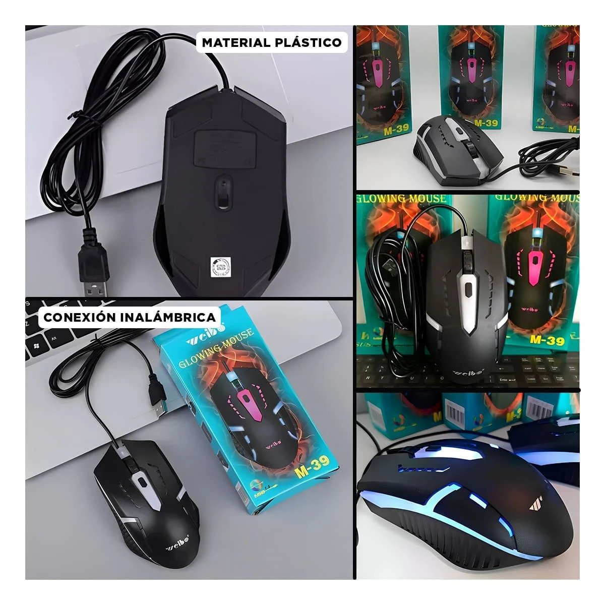 PACK2 EQUIPO NEGRO PARA LAPTOP Y COMPUTADORA CON CONTROL PRACTICO Y+PAPEL REGALO - 3