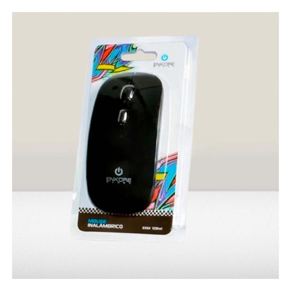 PACK12 PERIFERICO NEGRO INALAMBRICO CON DISEÑO MODERNO Y BOTONES PROGRAMABLES Y+REGALO STICKER - 5