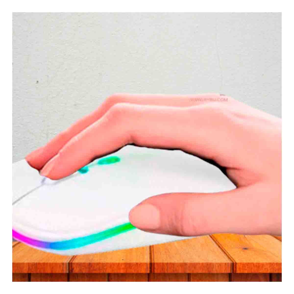 PACK4 ACCESORIO DE COMPUTO BLANCO PARA DESPLAZAMIENTO AGIL EN LAPTOP Y+PAPEL REGALO - 2
