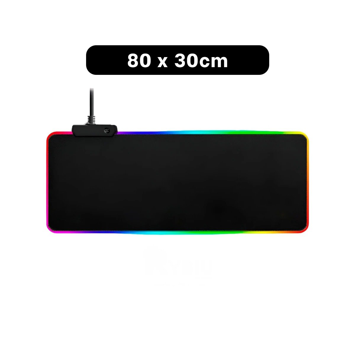 PACK2 TAPETE GAMER RGB CON LUCES LED ESTILO PROFESIONAL Y POTENTE Y+REGALO STICKER - 4