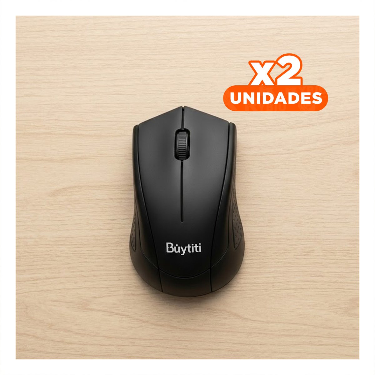 PACK2 CONTROLADOR OPTICO NEGRO CON CABLE USB Y PRECISION FLUIDA PARA PC Y+REGALO STICKER - 1