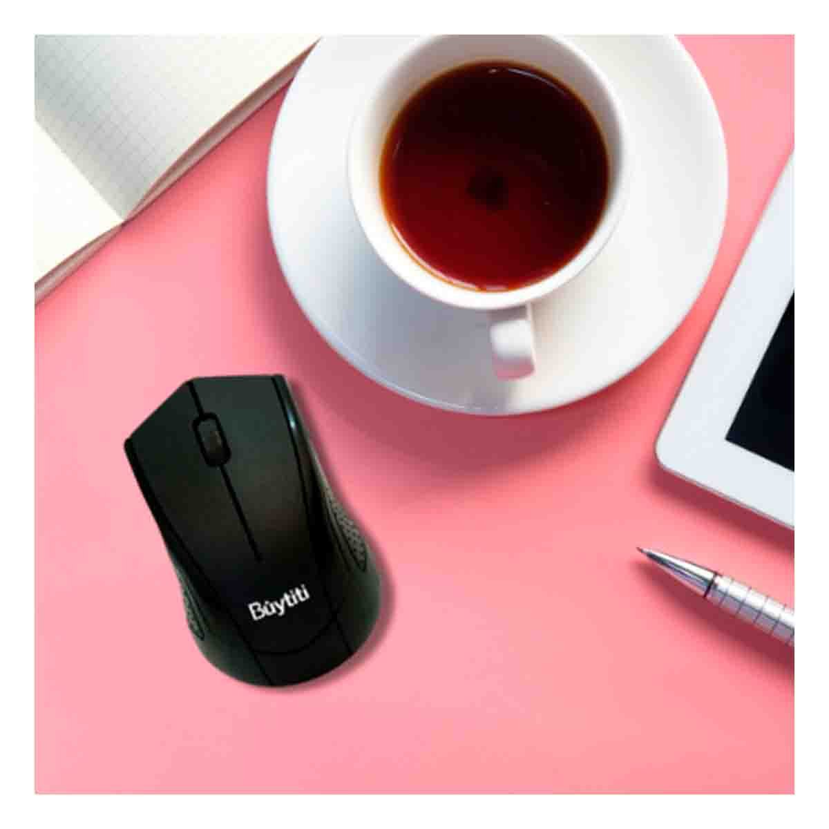 PACK12 RATON PORTATIL NEGRO CON CONEXION USB Y MOVIMIENTO PRECISO PARA LAPTOP - 2