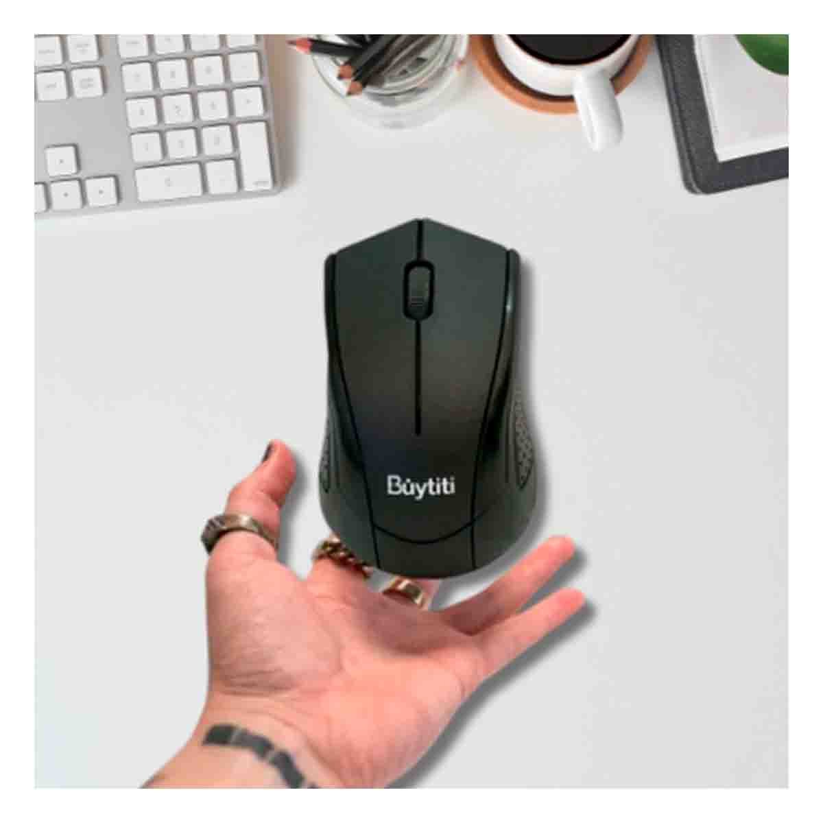 PACK12 RATON PORTATIL NEGRO CON CONEXION USB Y MOVIMIENTO PRECISO PARA LAPTOP - 3