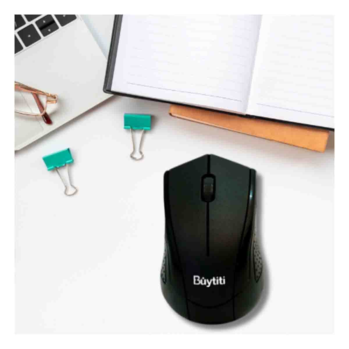 PACK12 RATON PORTATIL NEGRO CON CONEXION USB Y MOVIMIENTO PRECISO PARA LAPTOP - 5