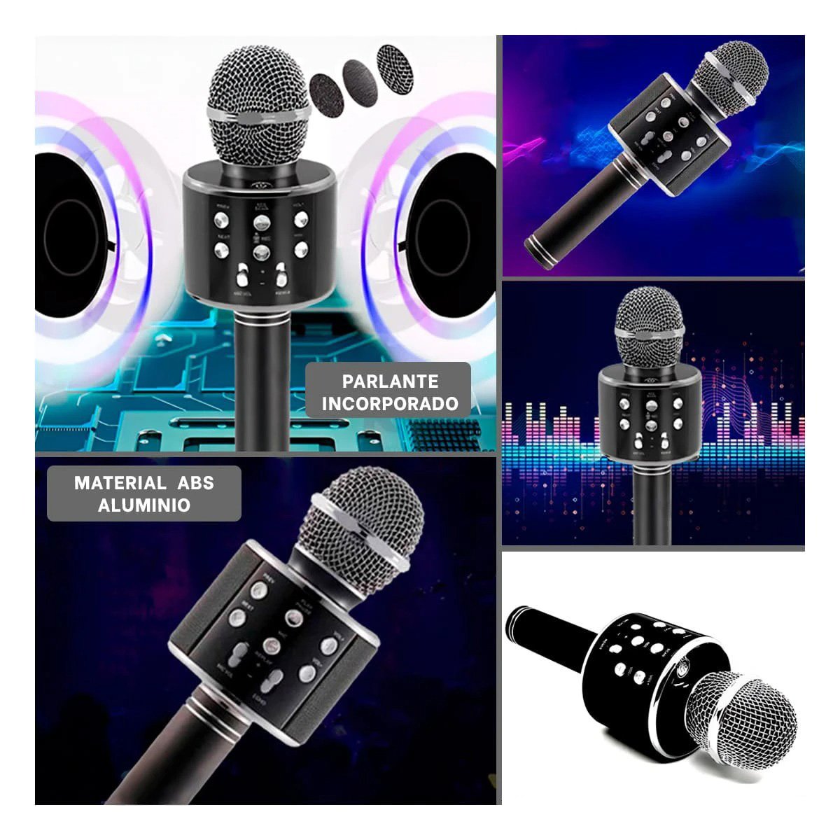 PACK4 CABLE COMPACTO NEGRO CON BLUETOOTH PARA EVENTOS Y REUNIONES Y+REGALO STICKER - 2
