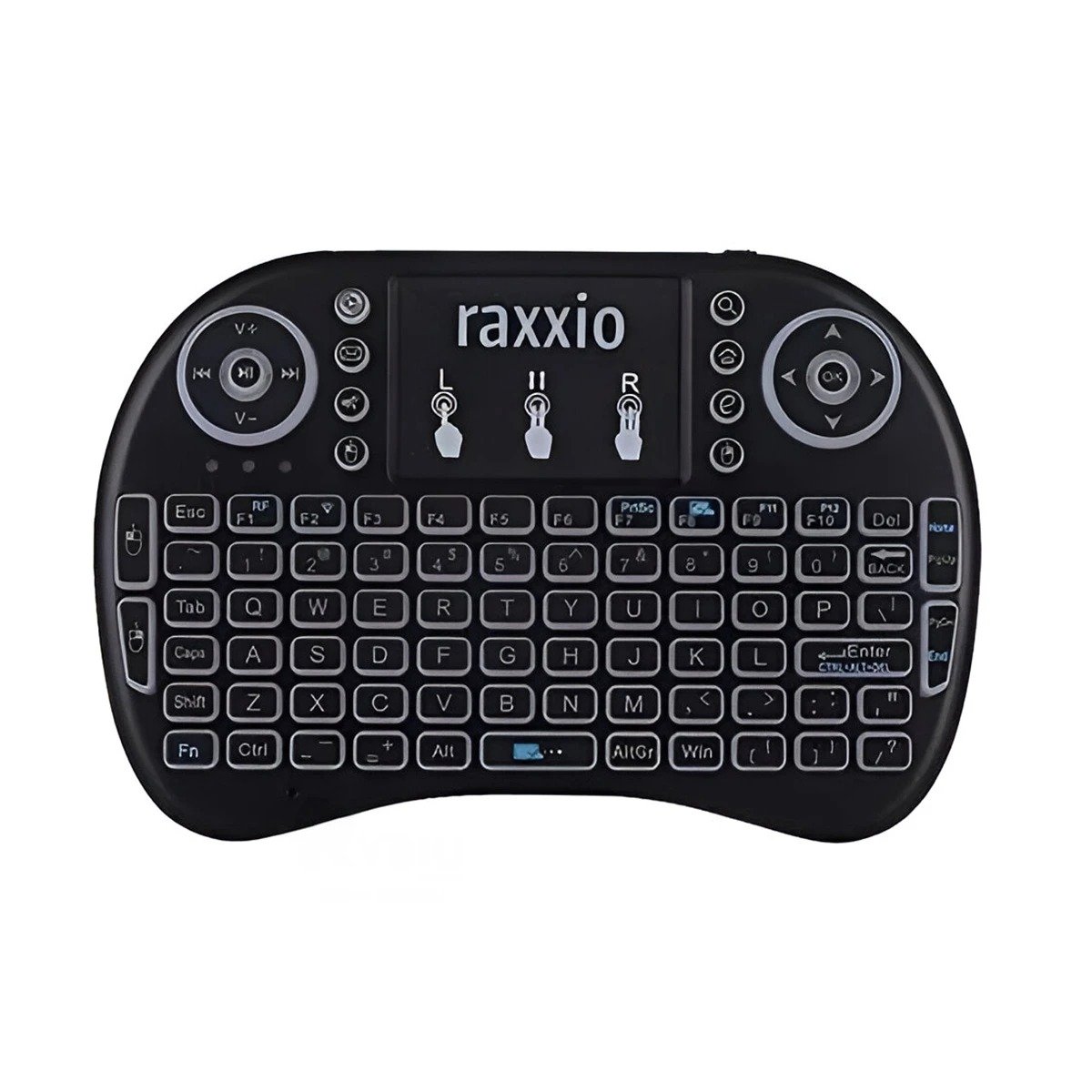 PACK2 TECLADO COMPACTO INALAMBRICO CON SENSOR TOUCH Y MOVIMIENTO PRECISO Y+REGALO STICKER - 2