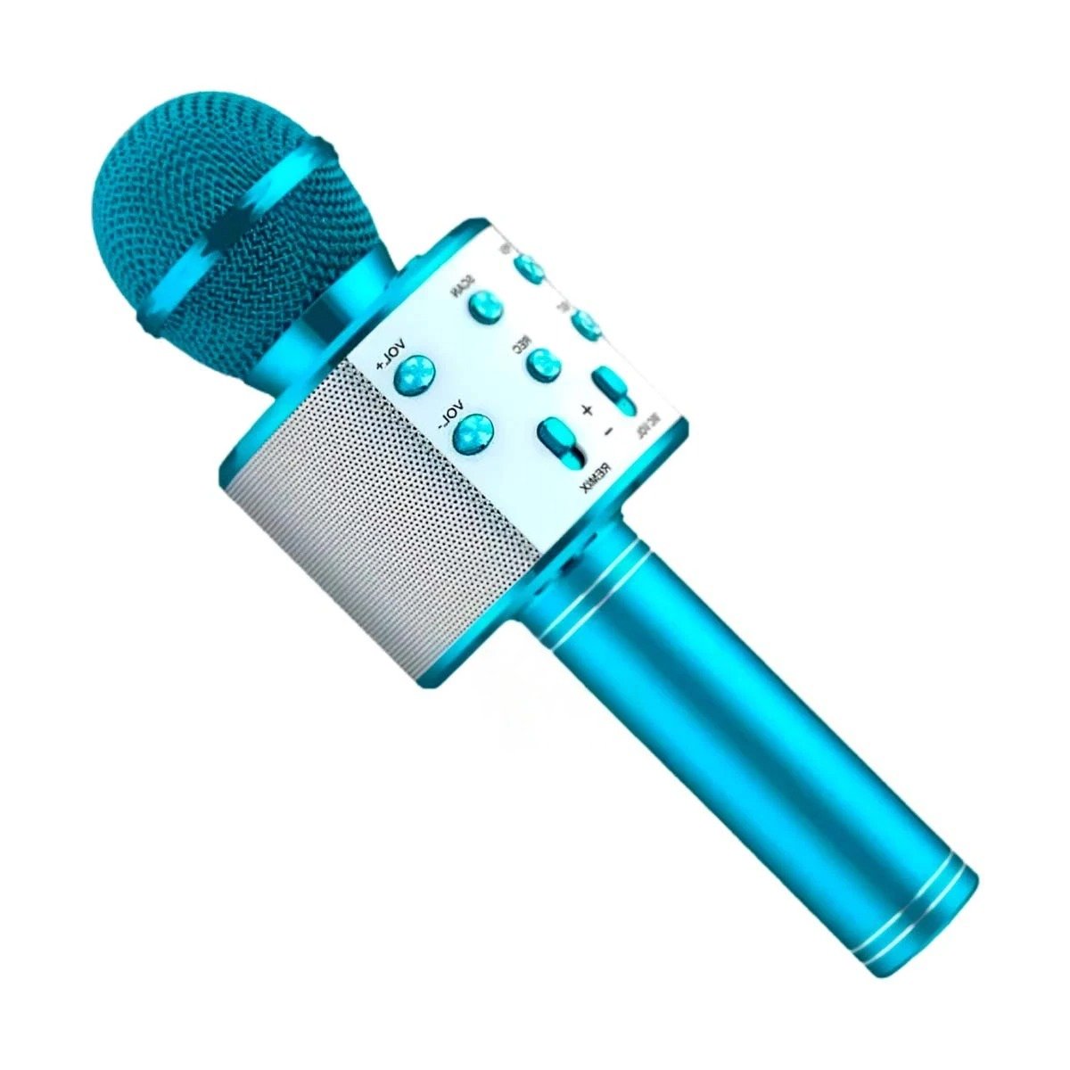 PACK6 HERRAMIENTA BLUETOOTH AZUL CON USO PRACTICO PARA KARAOKE Y+REGALO STICKER - 2