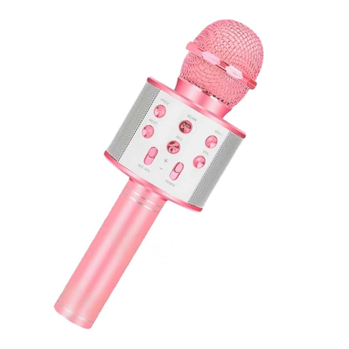 PACK4 EQUIPO BLUETOOTH ORO ROSADO CON FUNCION MUSICAL PARA EVENTOS Y+PAPEL REGALO - 3