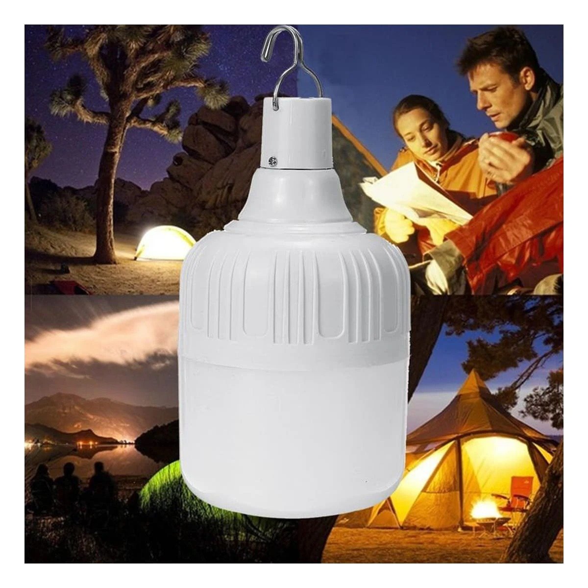 PACK6 FOCO LED RECARGABLE CON LUZ REGULABLE Y CONTROL REMOTO PARA HABITACION - 5