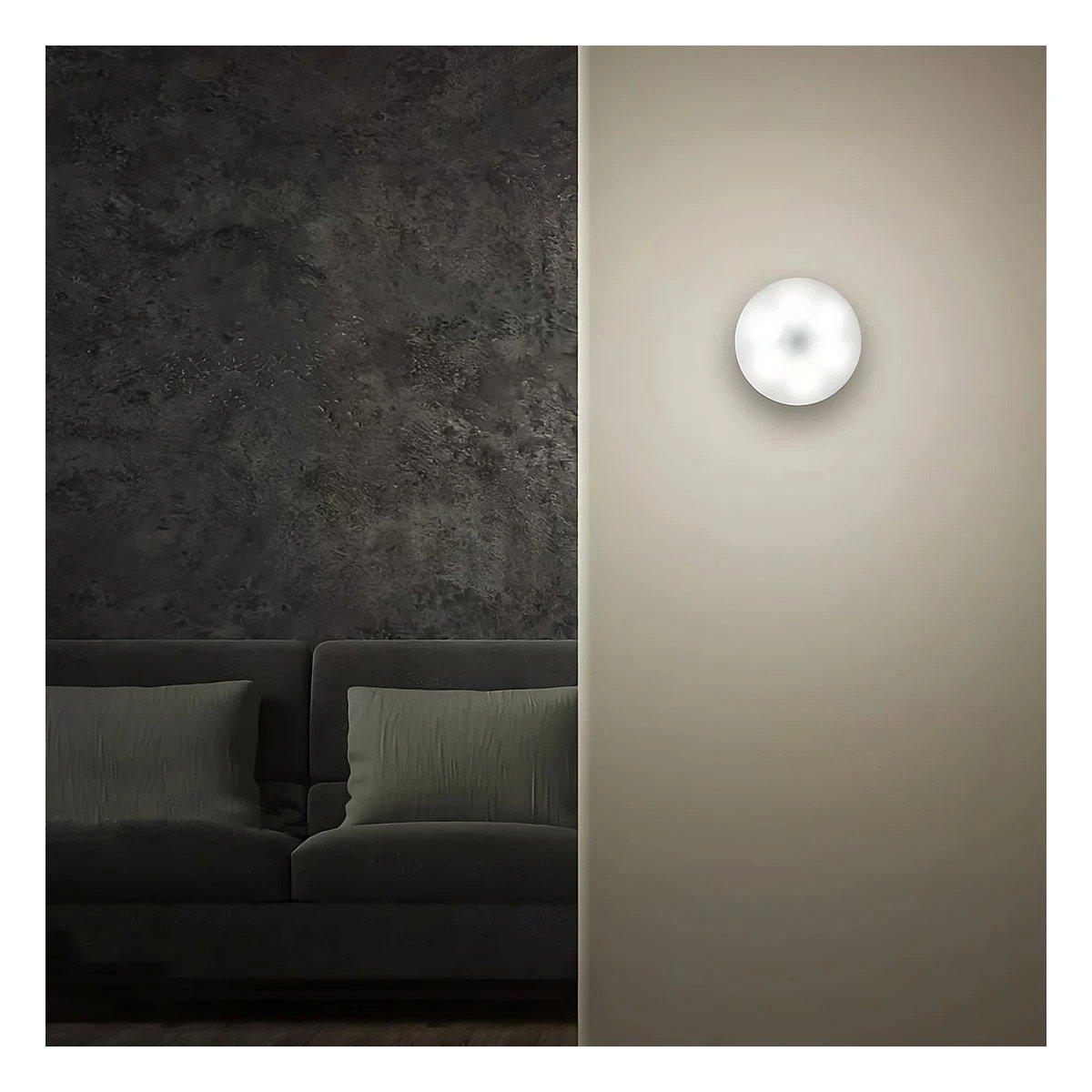 PACK4 FOCO CON SENSOR CON LUZ AUTOMATICA BLANCO PARA HOGAR - 3