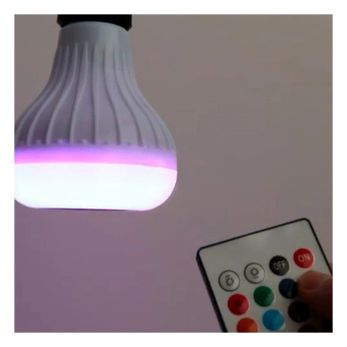 PACK12 FOCO LED MUSICAL BLUETOOTH CON LUCES GIRATORIAS Y SONIDO INTEGRADO Y+REGALO STICKER - 3