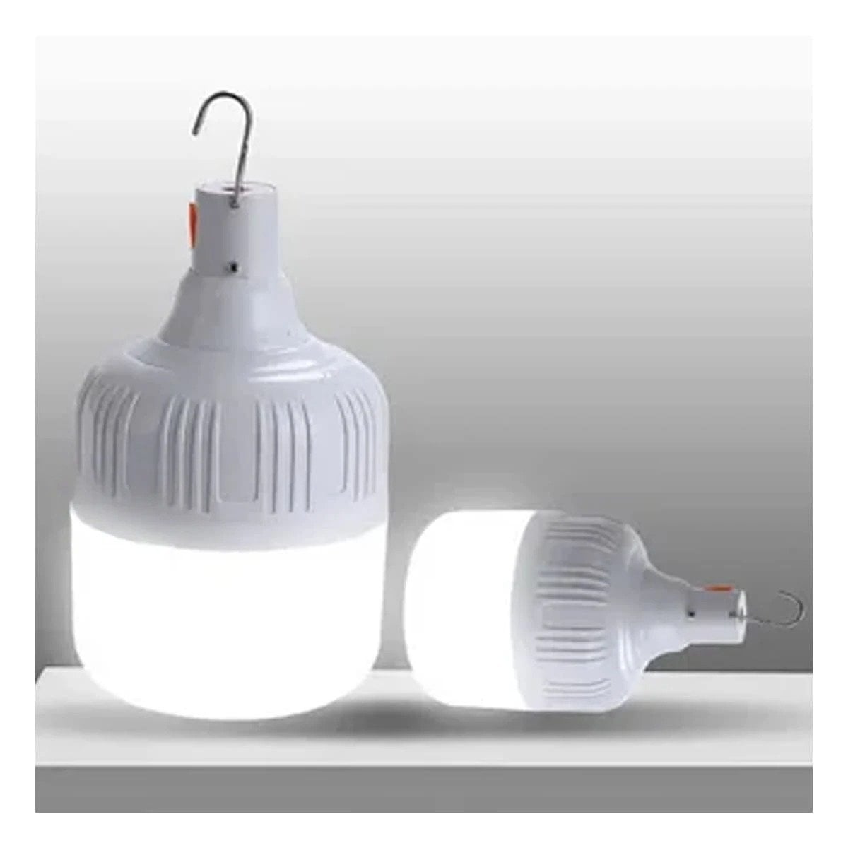 PACK6 BOMBILLA LED RECARGABLE CON LUZ POTENTE Y ENCENDIDO RAPIDO PARA SALA Y+PAPEL REGALO - 2