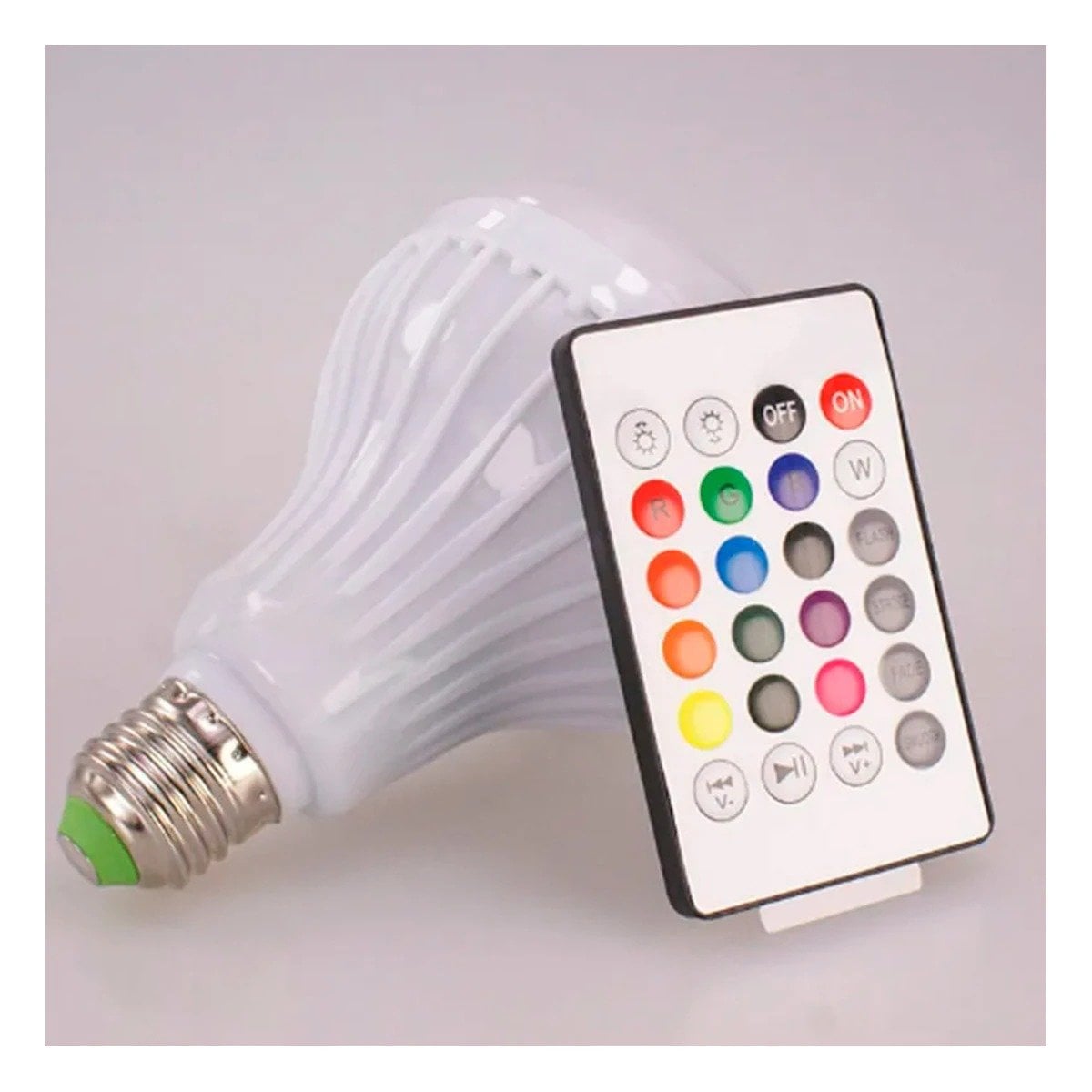 PACK6 FOCO LED MUSICAL BLUETOOTH CON LUCES COLORIDAS Y SONIDO AMBIENTAL - 2