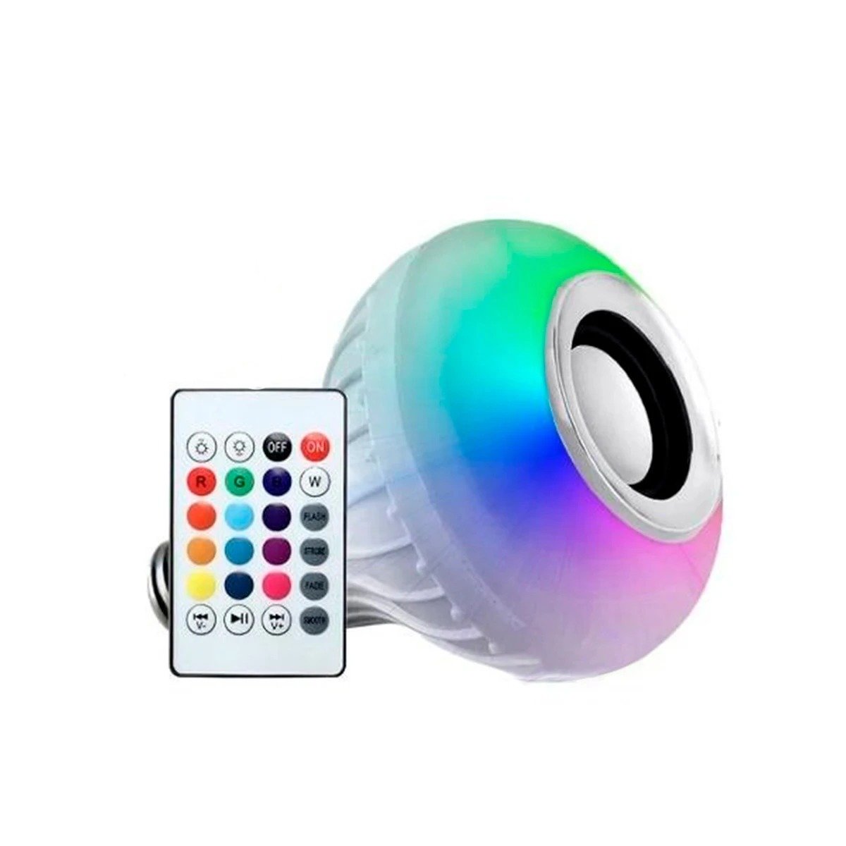 PACK6 ILUMINACION LED MUSICAL BLUETOOTH CON LUCES GIRATORIAS Y SONIDO Y+REGALO STICKER - 2