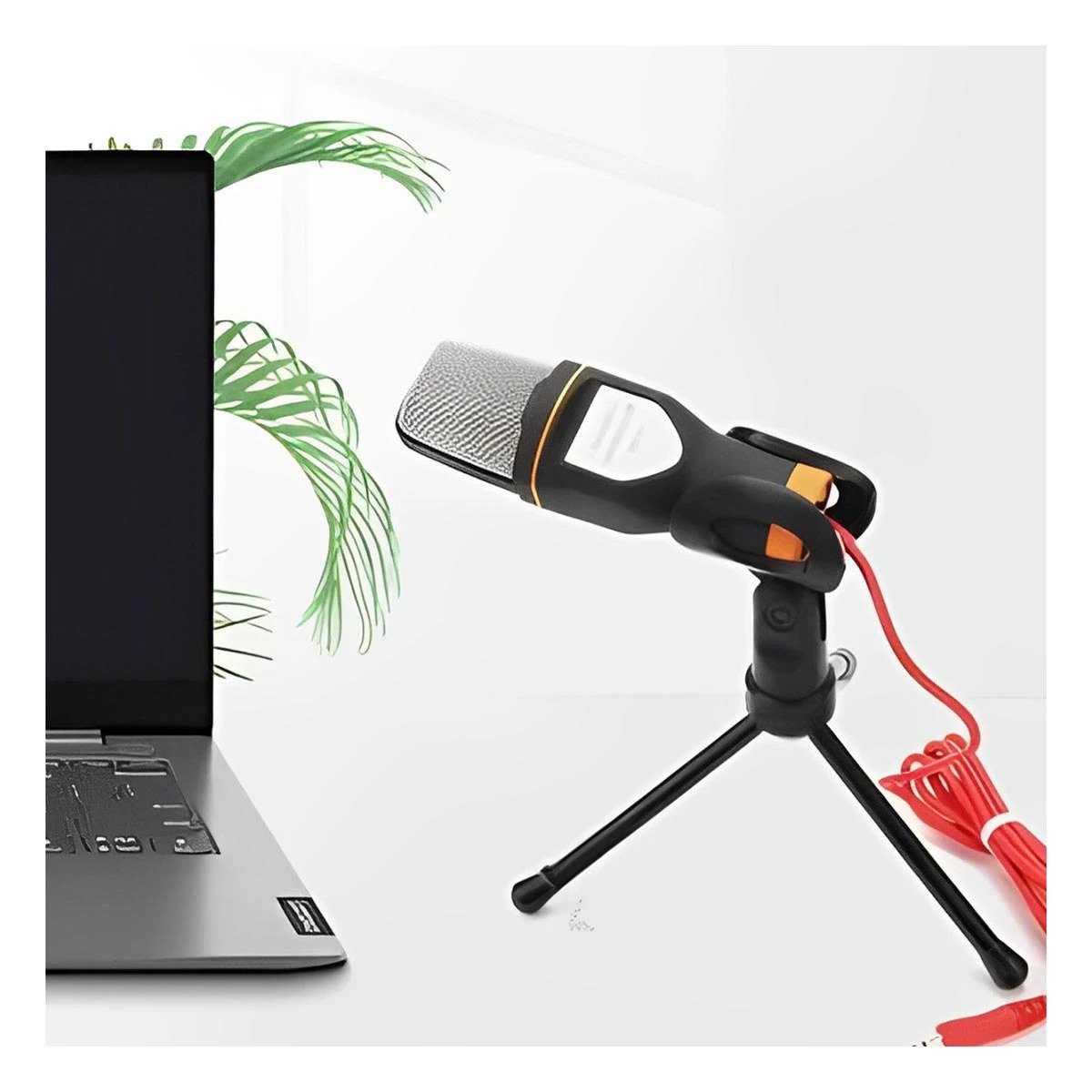 PACK6 HERRAMIENTA DE AUDIO PARA PC CON TRIPODE NEGRO PARA STREAMING Y VOZ - 5