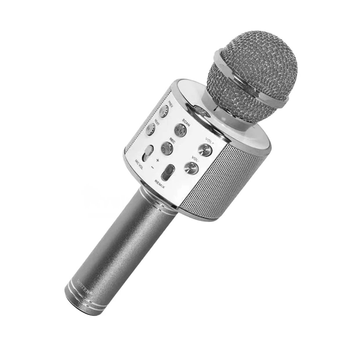 PACK2 TRANSMISOR VOCAL PORTATIL PLOMO CON BASS PROFUNDO Y REPRODUCCION Y+REGALO STICKER - 2
