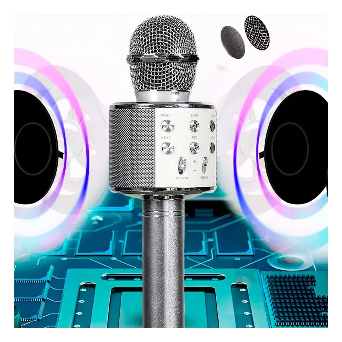 PACK2 UNIDAD VOCAL PLOMO CON CONEXION RAPIDA Y SONIDO ESTEREO EQUILIBRADO - 2