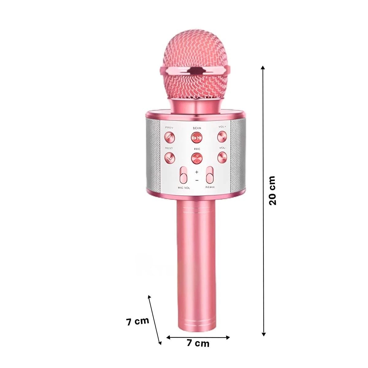 PACK6 ACCESORIO BLUETOOTH ORO ROSADO PARA MUSICA REUNIONES Y CANTO - 4