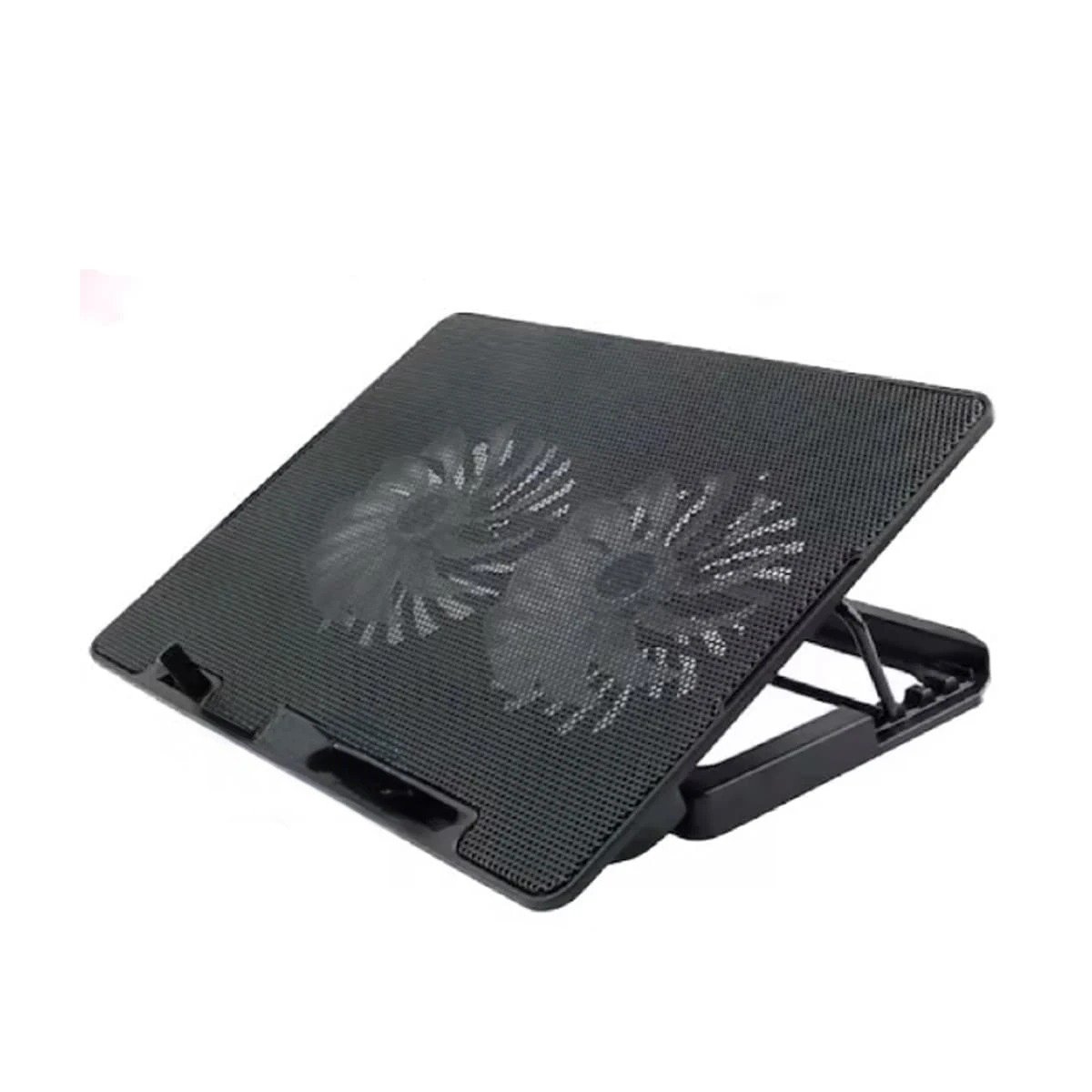 PACK6 SOPORTE AJUSTABLE PARA LAPTOP A8 NEGRO CON PLATAFORMA VENTILADA Y+REGALO STICKER - 2