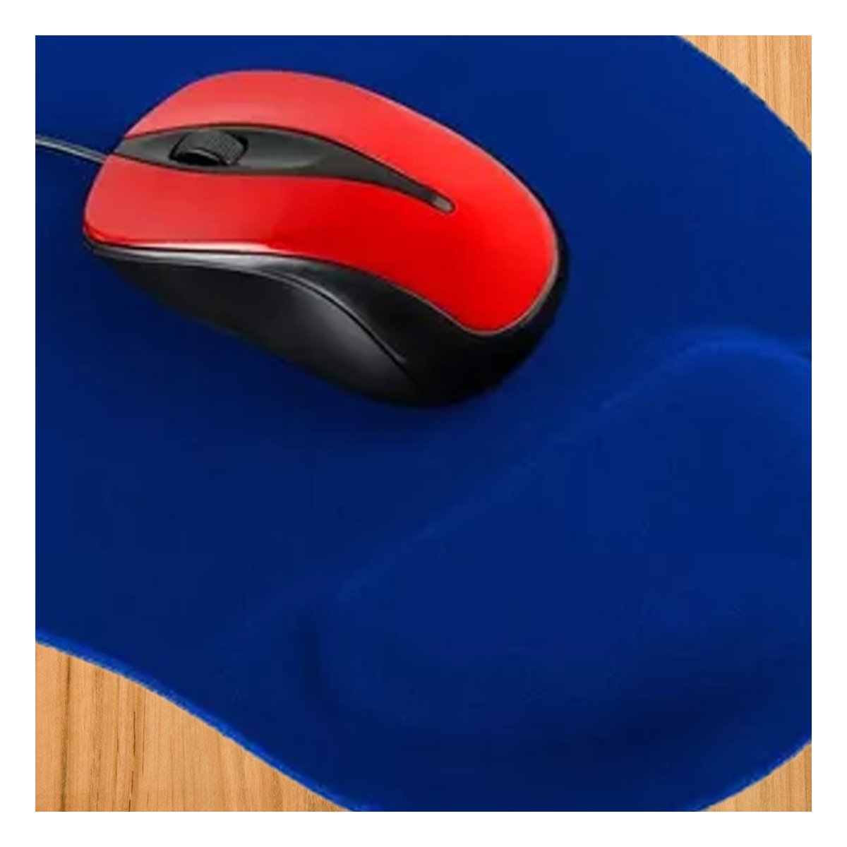 PACK6 MOUSE PAD GEL SUAVE AZUL CON ESTILO MODERNO Y DISENO ERGONOMICO Y+REGALO STICKER - 3