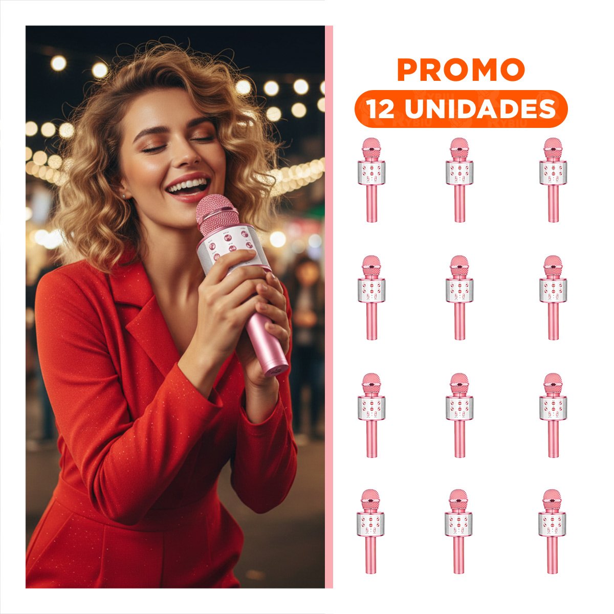 PACK12 HERRAMIENTA BLUETOOTH ORO ROSADO CON CONTROL DE SONIDO - 1
