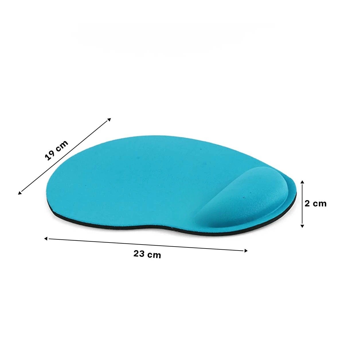 PACK6 PAD ERGONOMICO GEL CELESTE PEQUENO CON SOPORTE SUAVE Y PORTATIL Y+PAPEL REGALO - 4
