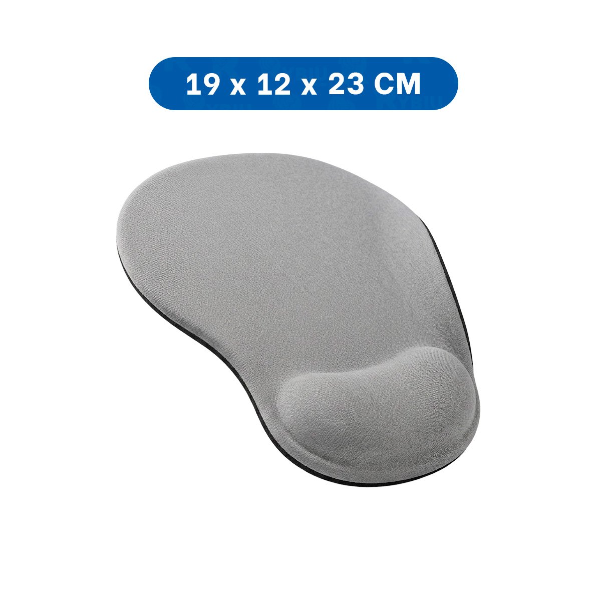 PACK4 ALFOMBRA GEL COMPACTA GRIS CON DISENO COMODO PARA COMPUTADORA Y PC Y+PAPEL REGALO - 4